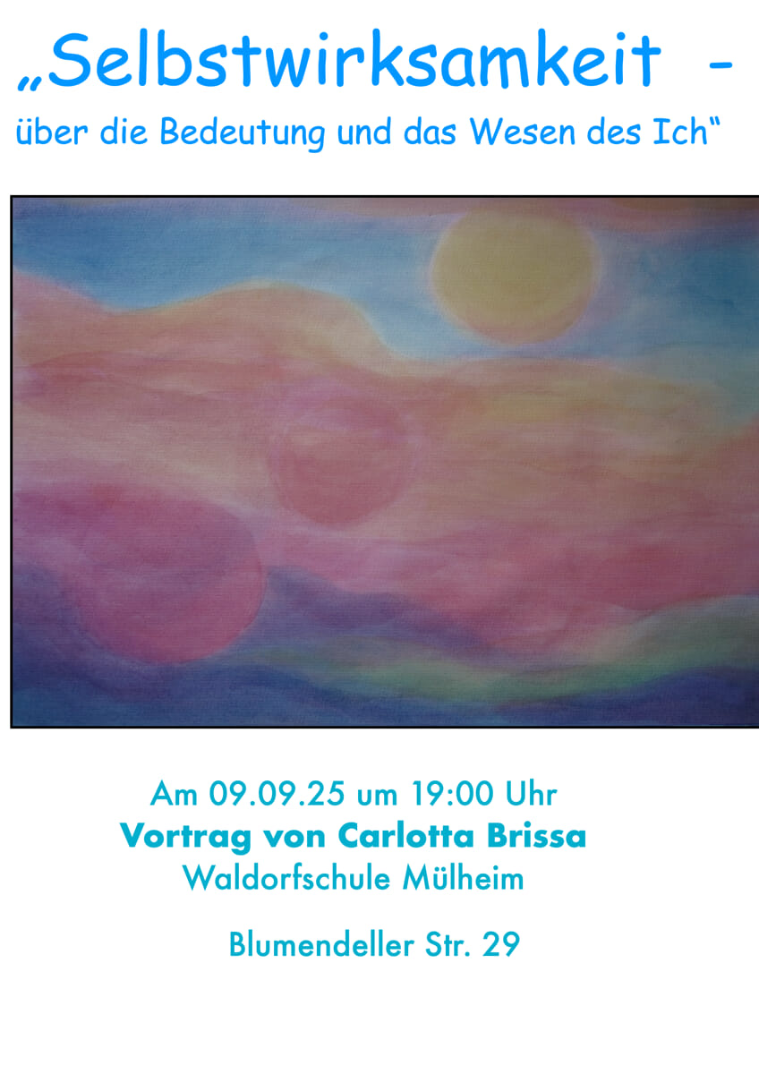 Plakat Vortrag Selbstwirksamkeit